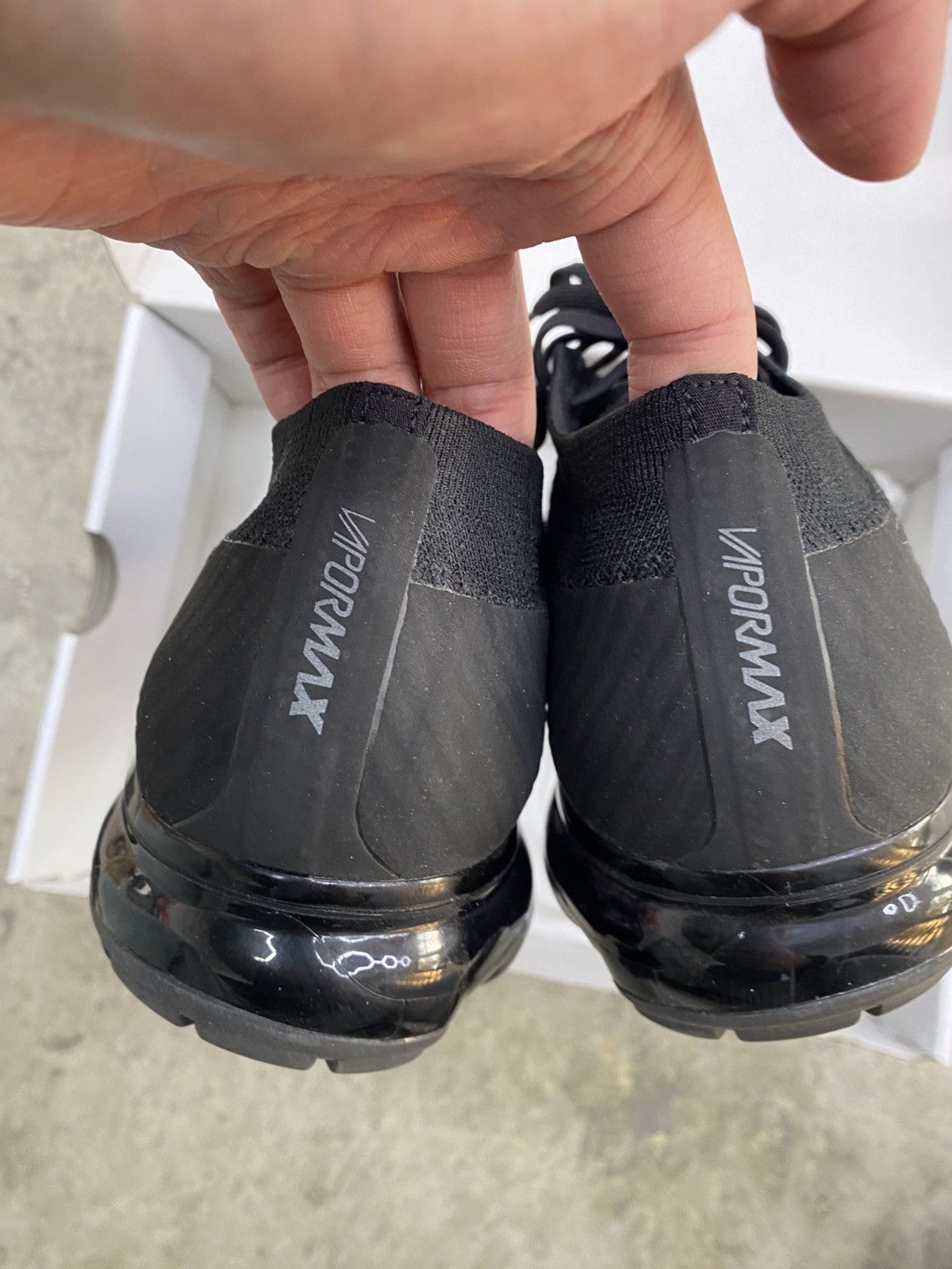 Nike Nike Vapormax Flyknit Air Black Size US 10.5 / EU 43-44 - 11 Thumbnail