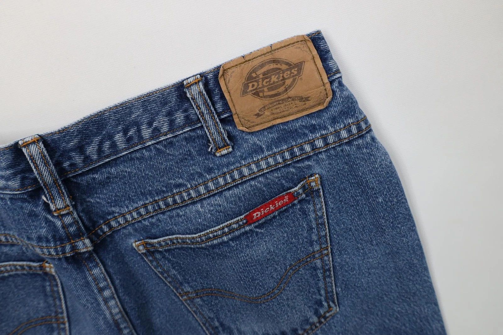 Dickies Vintage Y2K Dickies Straight Leg Denim Jeans Blue Cotton Size US 36 / EU 52 - 15 Thumbnail