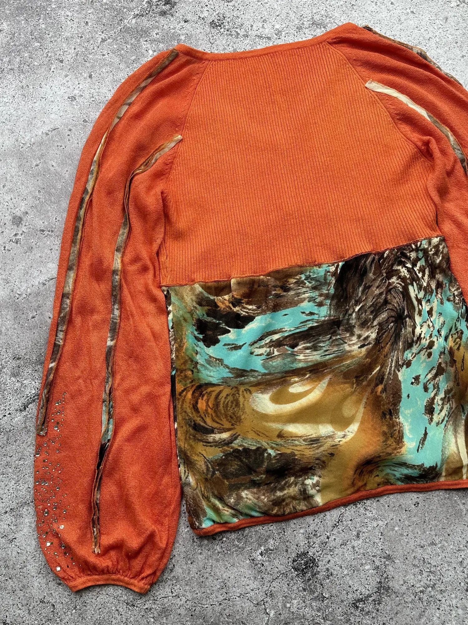 Vintage Vintage Printed Sweater C77(V624) Size M / US 6-8 / IT 42-44 - 7 Thumbnail