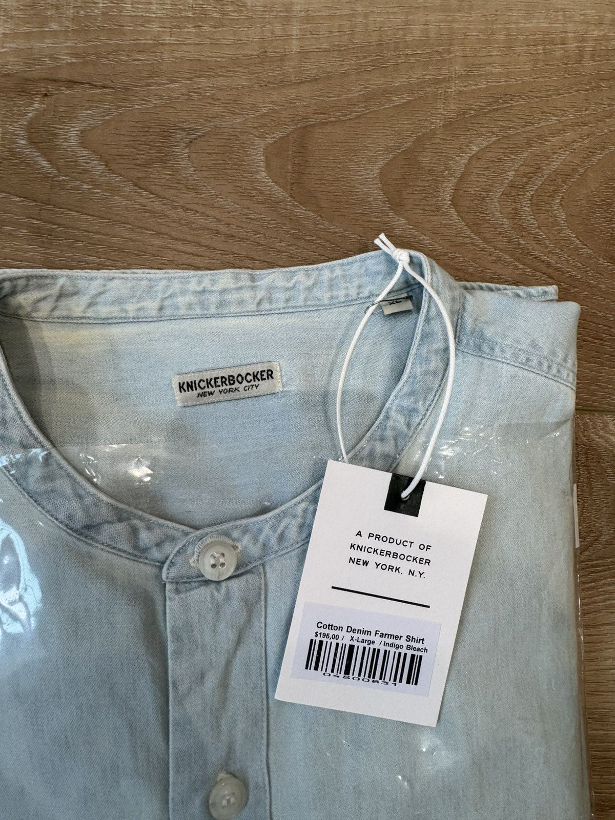 Knickerbocker Mfg Co Knickerbocker Cotton Denim Farmer Shirt Size US XL / EU 56 / 4 - 4 Thumbnail
