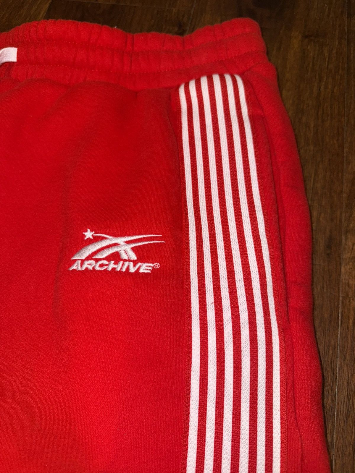 HYPEDEPT ARCHIVE ESSENTIAL WIDELEG SWEATPANTS RED Size US 34 / EU 50 - 2 Thumbnail