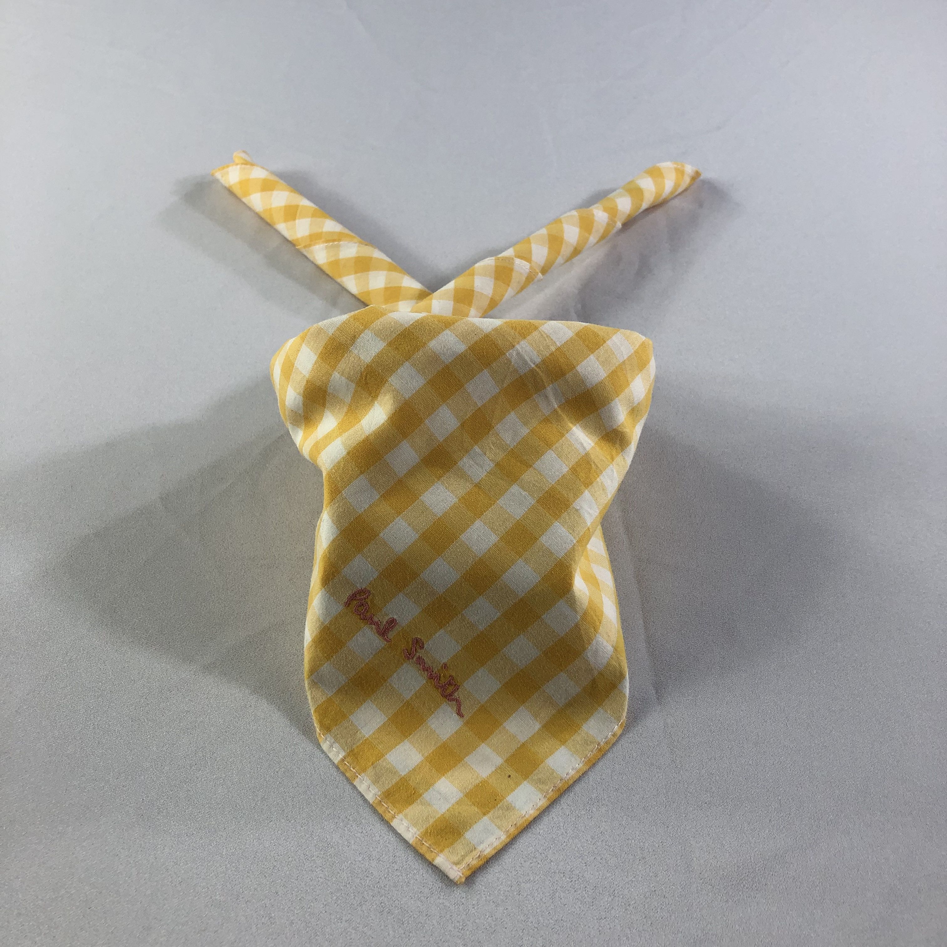 Paul Smith Paul Smith Checkered Handkerchief Neckerchief Bandana H1618 Size ONE SIZE - 1 Thumbnail