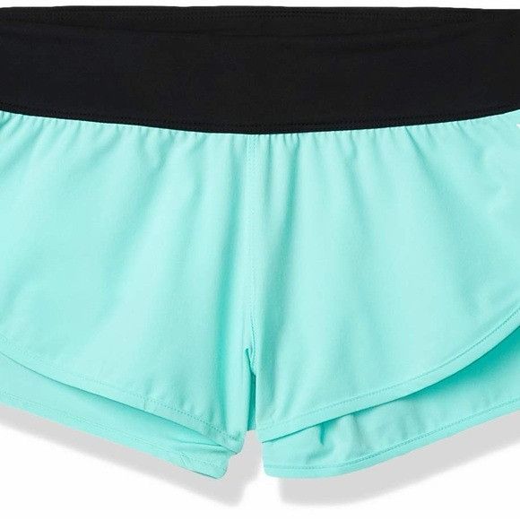 Hurley Hurley Phantom Women's Aqua and Black Athletic Shorts Size 28" / US 6 / IT 42 - 6 Thumbnail