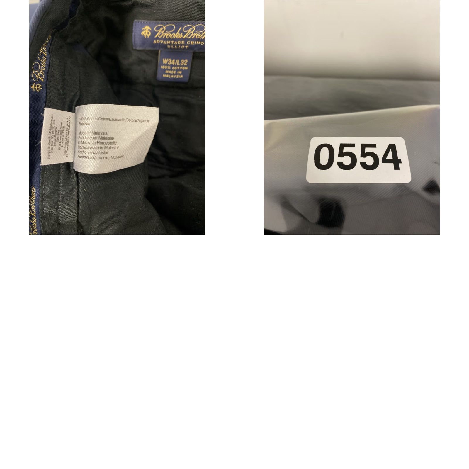 Brooks Brothers Brooks Brothers Chino Pants Men 34x33.5 Navy Pleated Straight Leg Dress Pants Mens 34 Navy Size US 34 / EU 50 - 9 Thumbnail