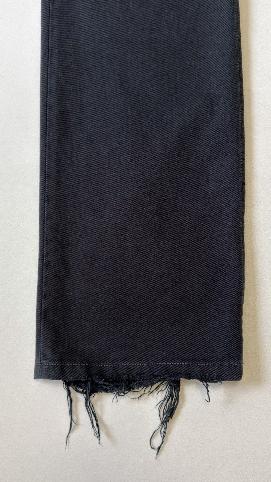 Balenciaga ‘Heel Bite’ Soft Black Left Hand Denim Jeans Size US 30 / EU 46 - 12 Thumbnail