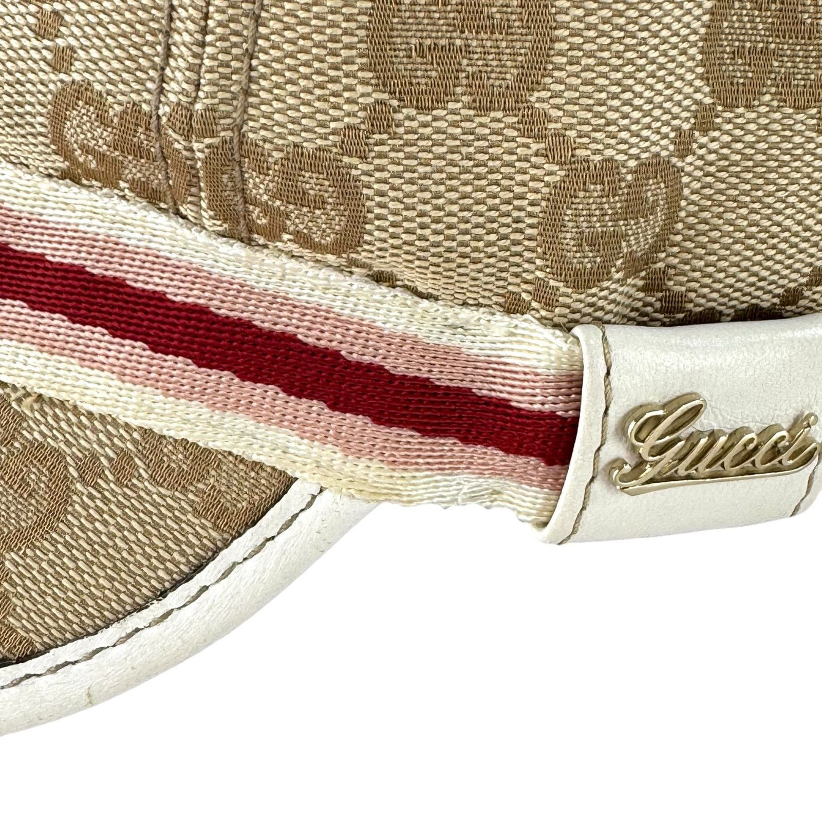 Gucci Gucci Monogram Pink Sherry Line Kid’s Baseball Cap Size ONE SIZE - 12 Thumbnail