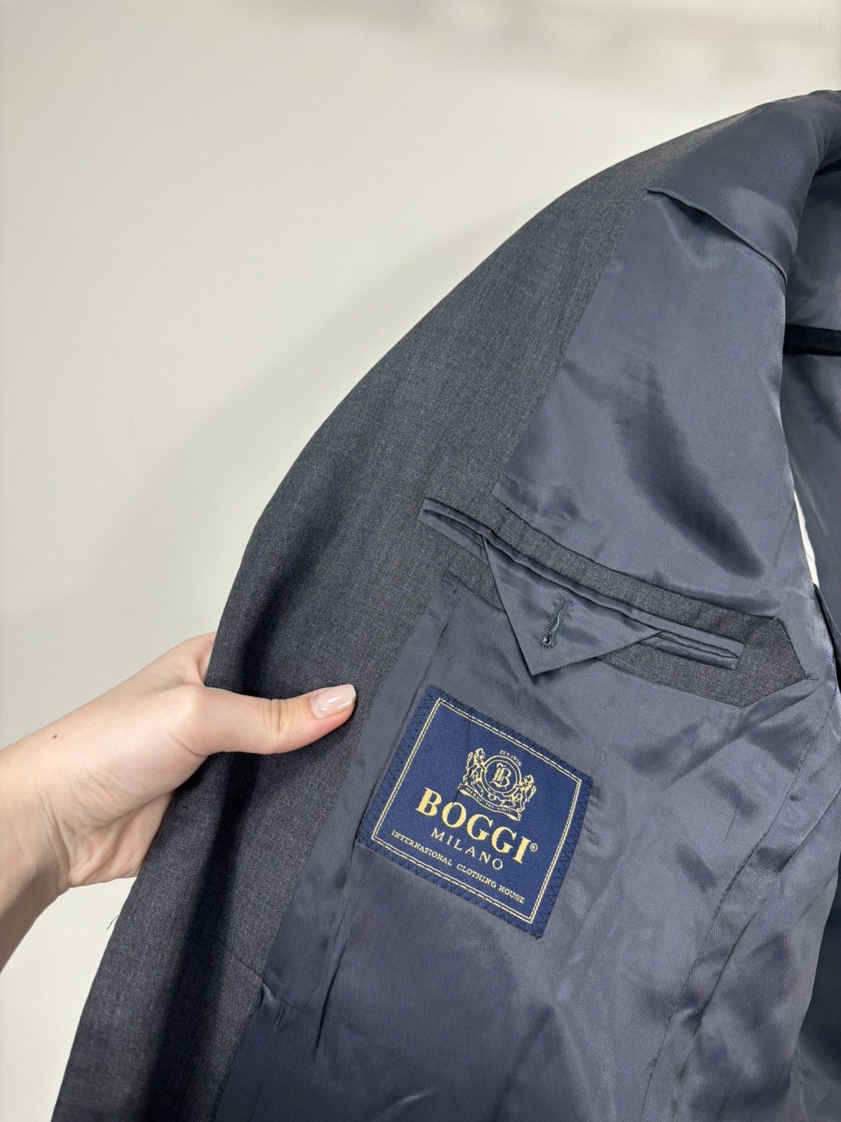 Boggi Boggi 3-Button Men’s Formal Luxury Wool Blazer Jacket Size 40R - 12 Thumbnail