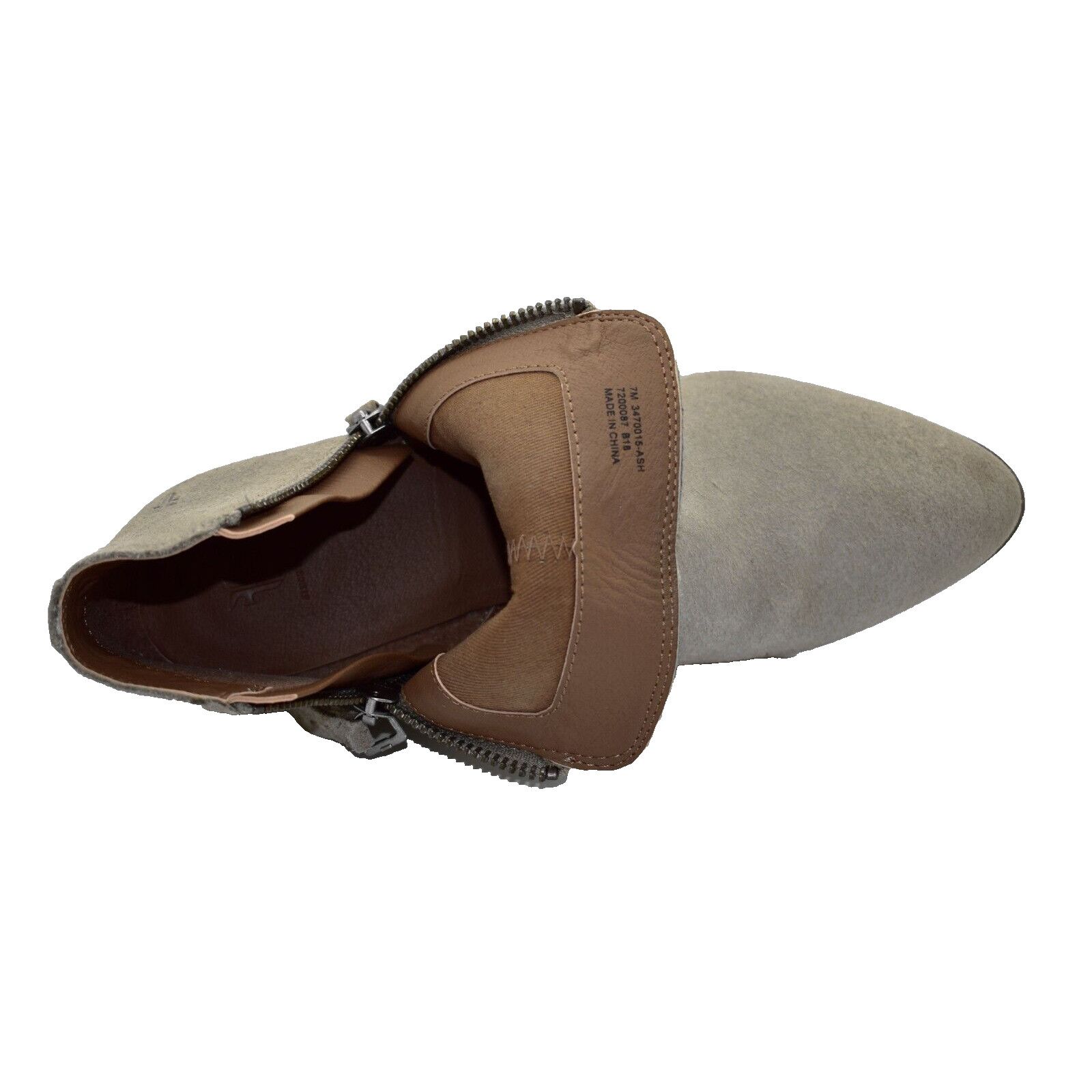 Frye FRYE Judith Ash Suede Side Zippers Ankle Bootie Shoes Sz 7M Size US 7 / IT 37 - 5 Thumbnail