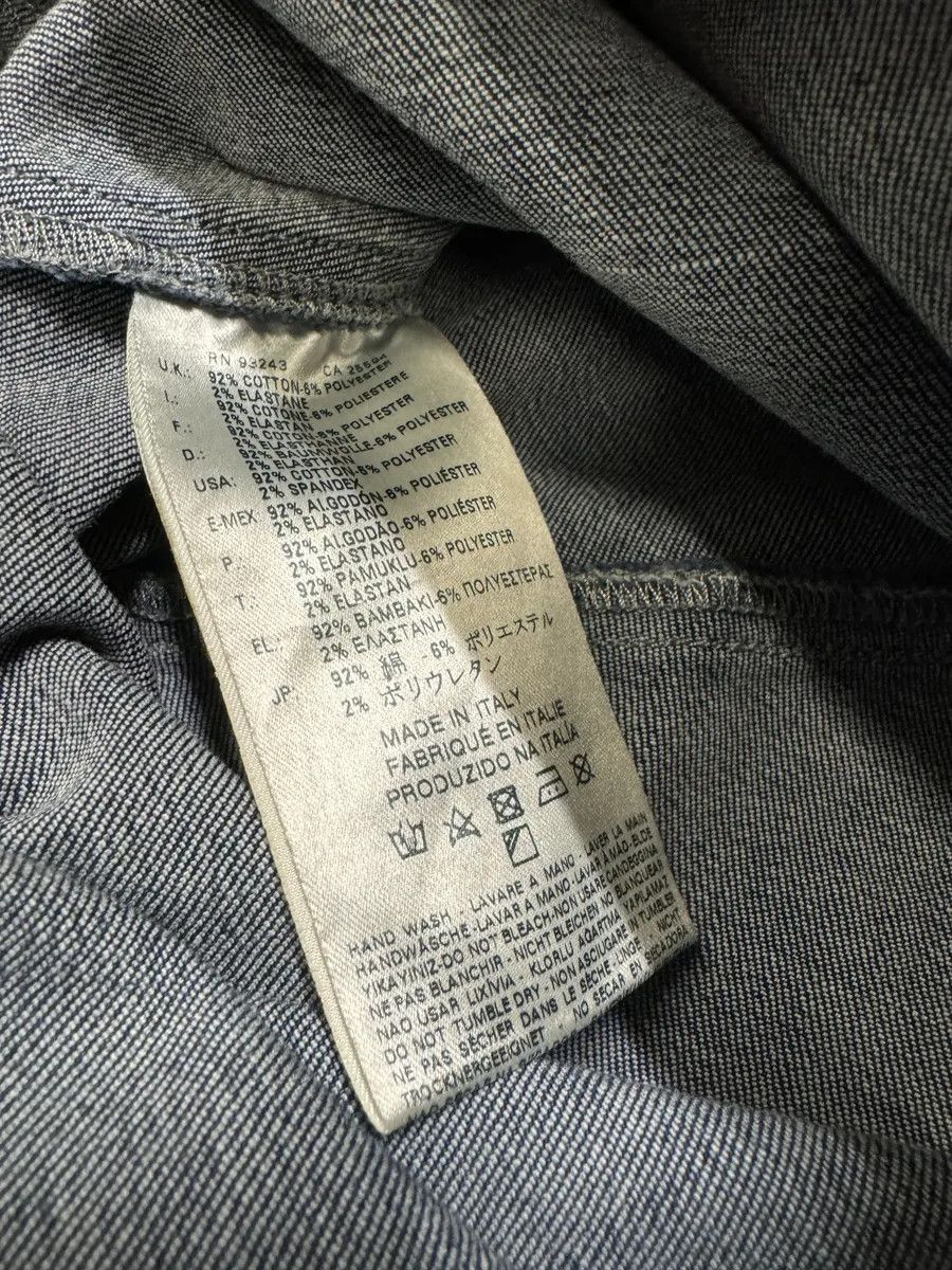 2000s Diesel Tornado Zip Blue Denim Dress