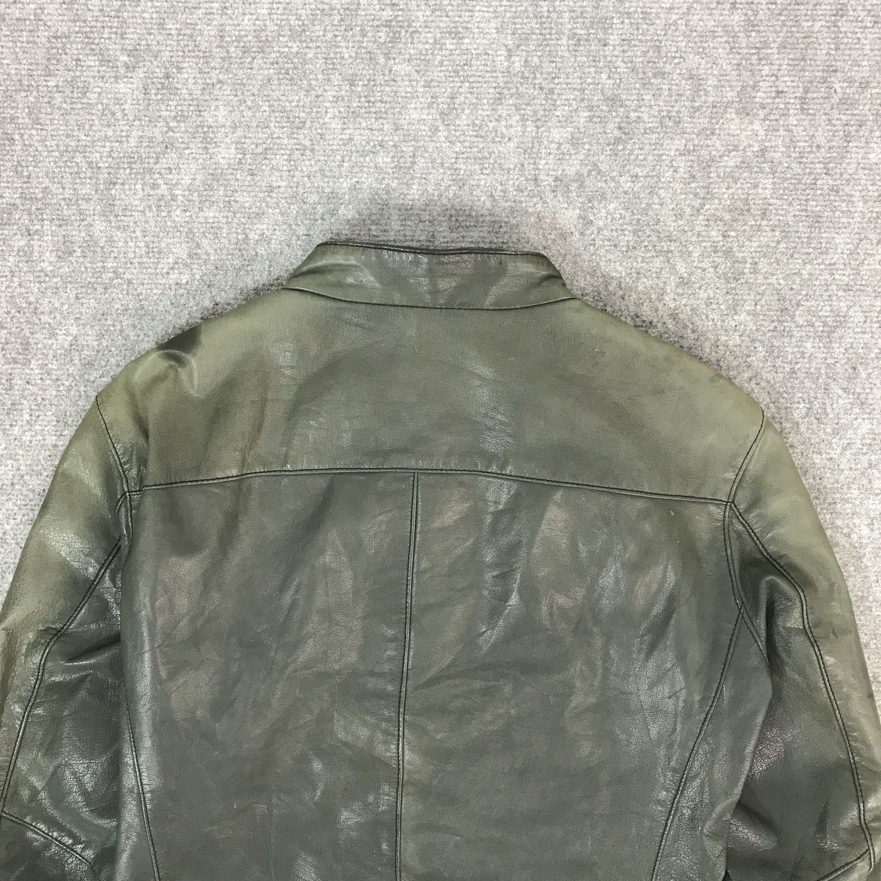If Six Was Nine LUI'S BRAND JAPAN FADED LEATHER JACKET K66B10 Size US M / EU 48-50 / 2 - 4 Thumbnail