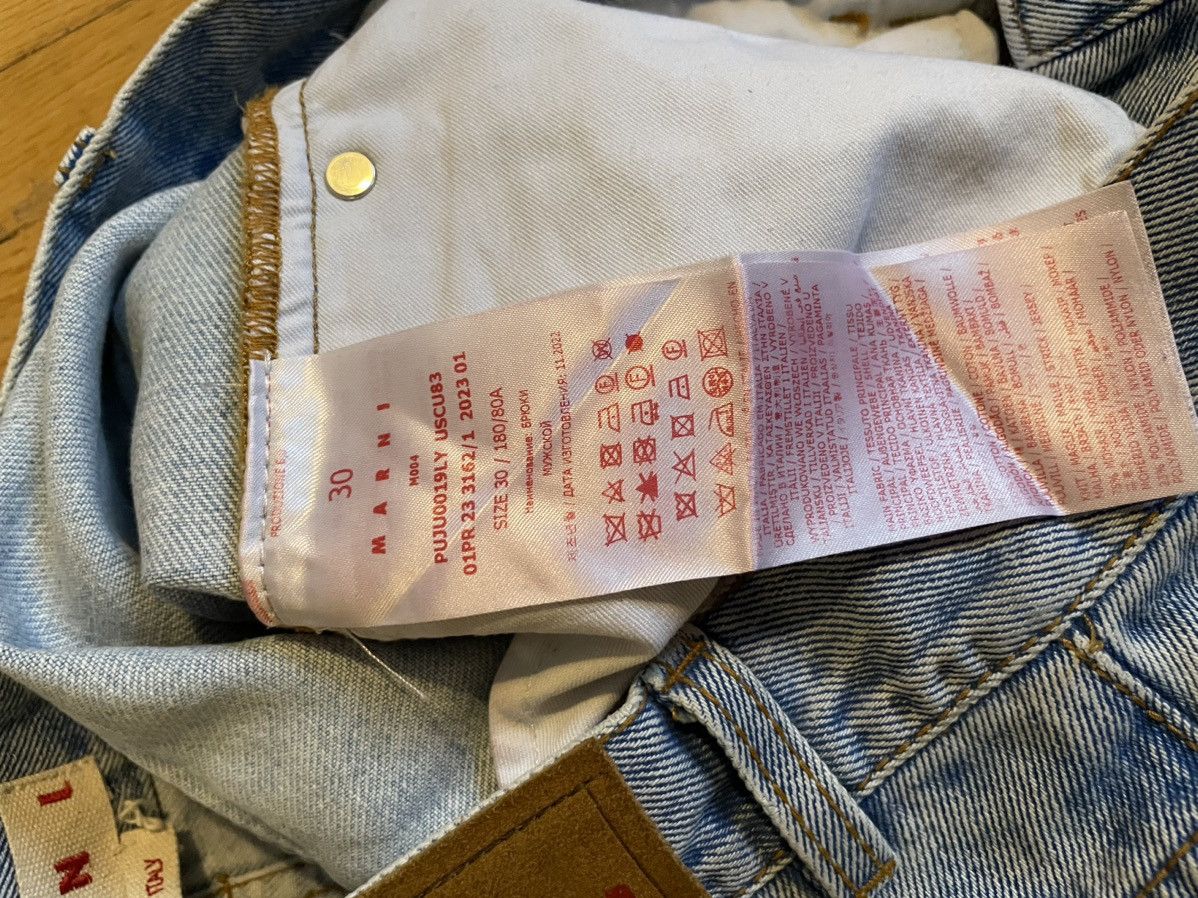 Marni Mohair Patched Jeans Size US 30 / EU 46 - 7 Thumbnail