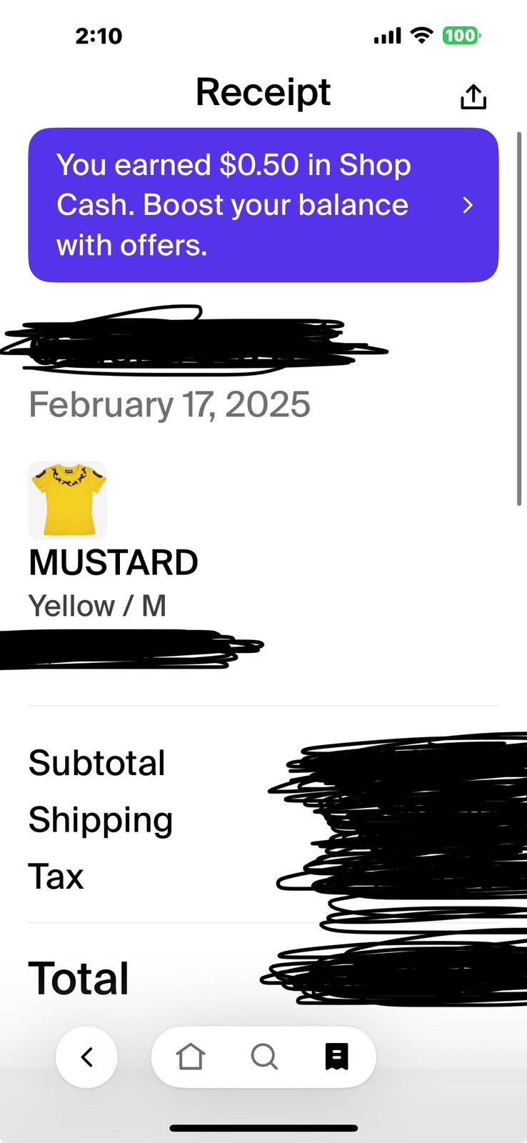 Mustard” t-shirt from Rehab/RealHeartBreak/Stunmic
