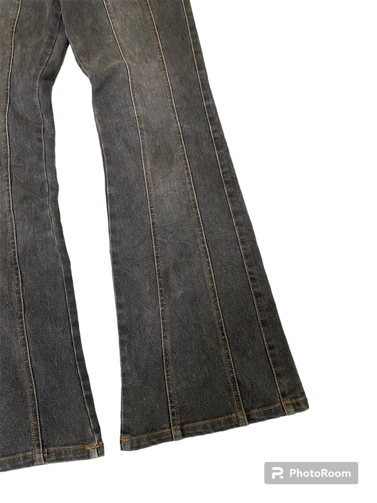 If Six Was Nine × Japanese Brand × Le Grande Bleu (L.G.B.) Fullheart Japan Spiral Cut Flare Denim Size US 27 - 5 Thumbnail