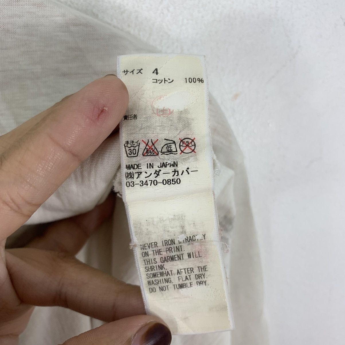 Undercover Vintage UNDERCOVERISM FOR REBELS No Image Japanese Tshirt Size US M / EU 48-50 / 2 - 7 Thumbnail