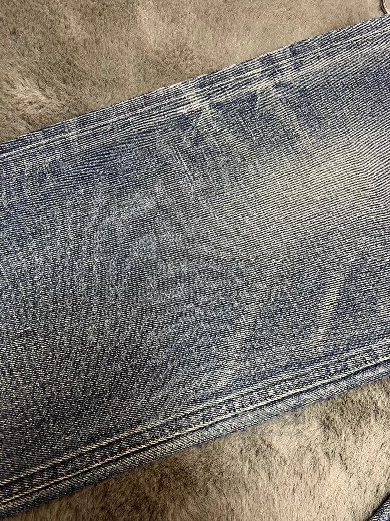 Celine CELINE Turnip Washed Blue Denim Jeans with Gold Chain Size US 26 / EU 42 - 6 Thumbnail
