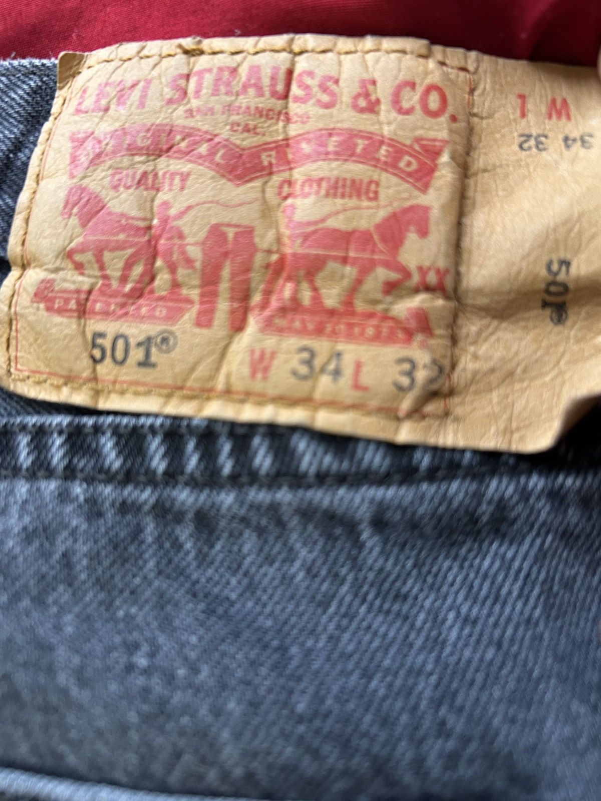 Levi's levi 501's Size US 34 / EU 50 - 4 Thumbnail