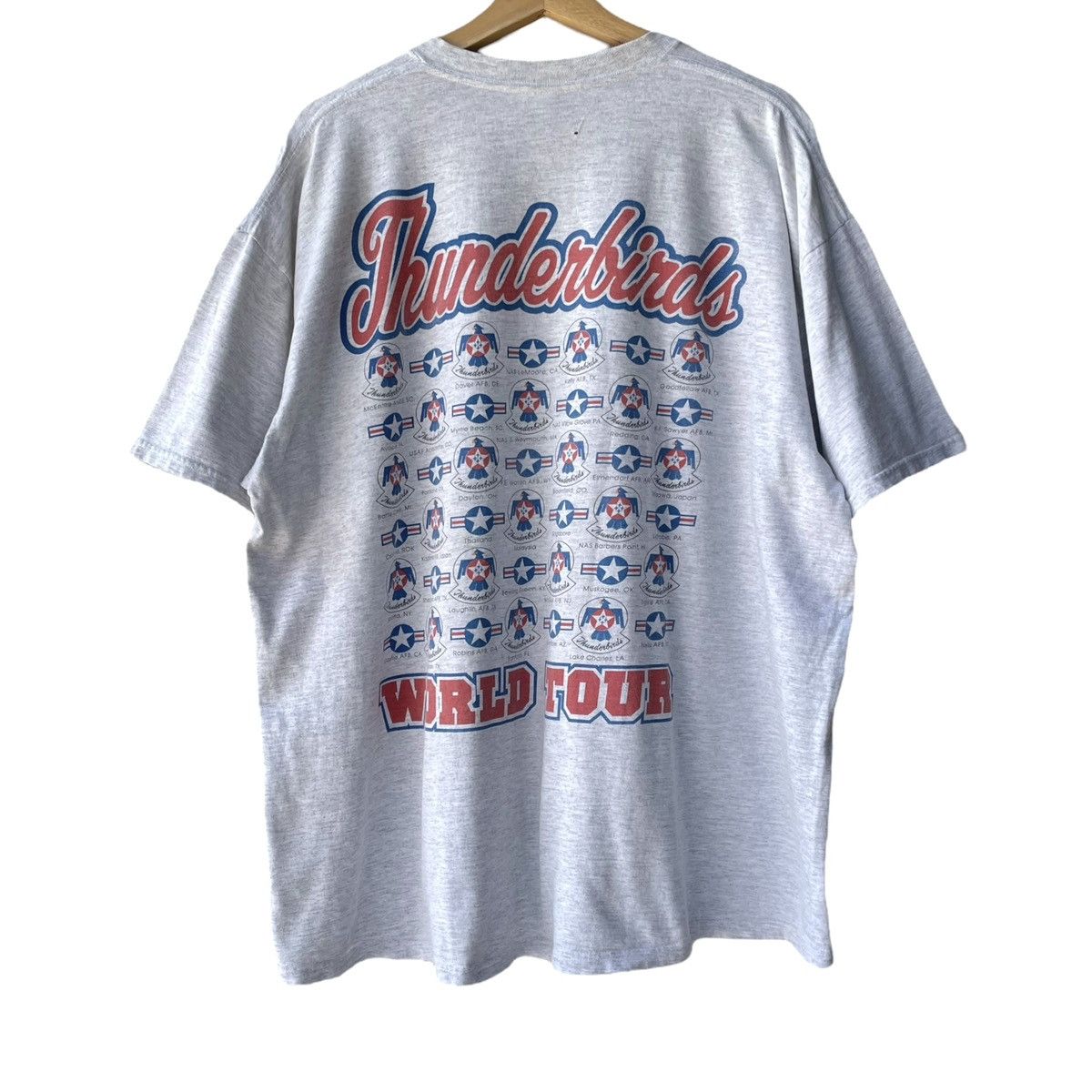 Vintage US Army USAF Thunderbird Vintage 1993 World Tour Tee Size US XXL / EU 58 / 5 - 2 Thumbnail