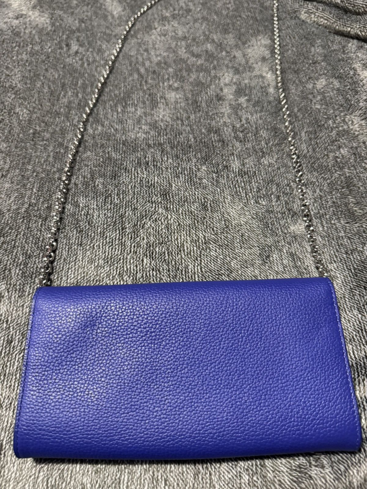MCM MCM chain bag, Blue body with silver chain. Size ONE SIZE - 4 Thumbnail