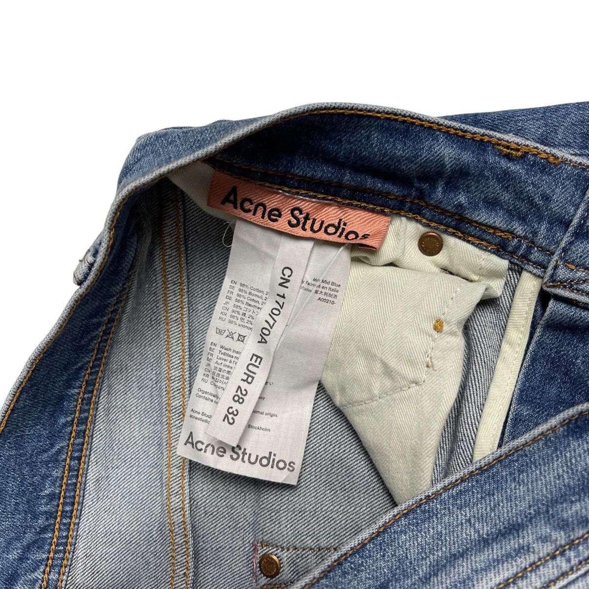 Acne Studios Acne Studios Melk Mid Blue Denim Jeans Size 32" / US 10 / IT 46 - 7 Thumbnail