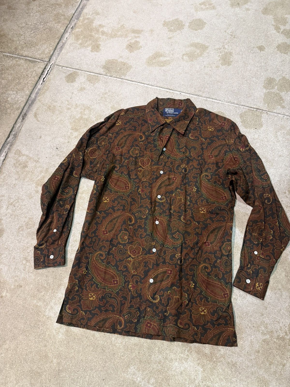 Polo Ralph Lauren Polo by Ralph Lauren Paisley Button Up Shirt – Made in USA Size US S / EU 44-46 / 1 - 1 Thumbnail