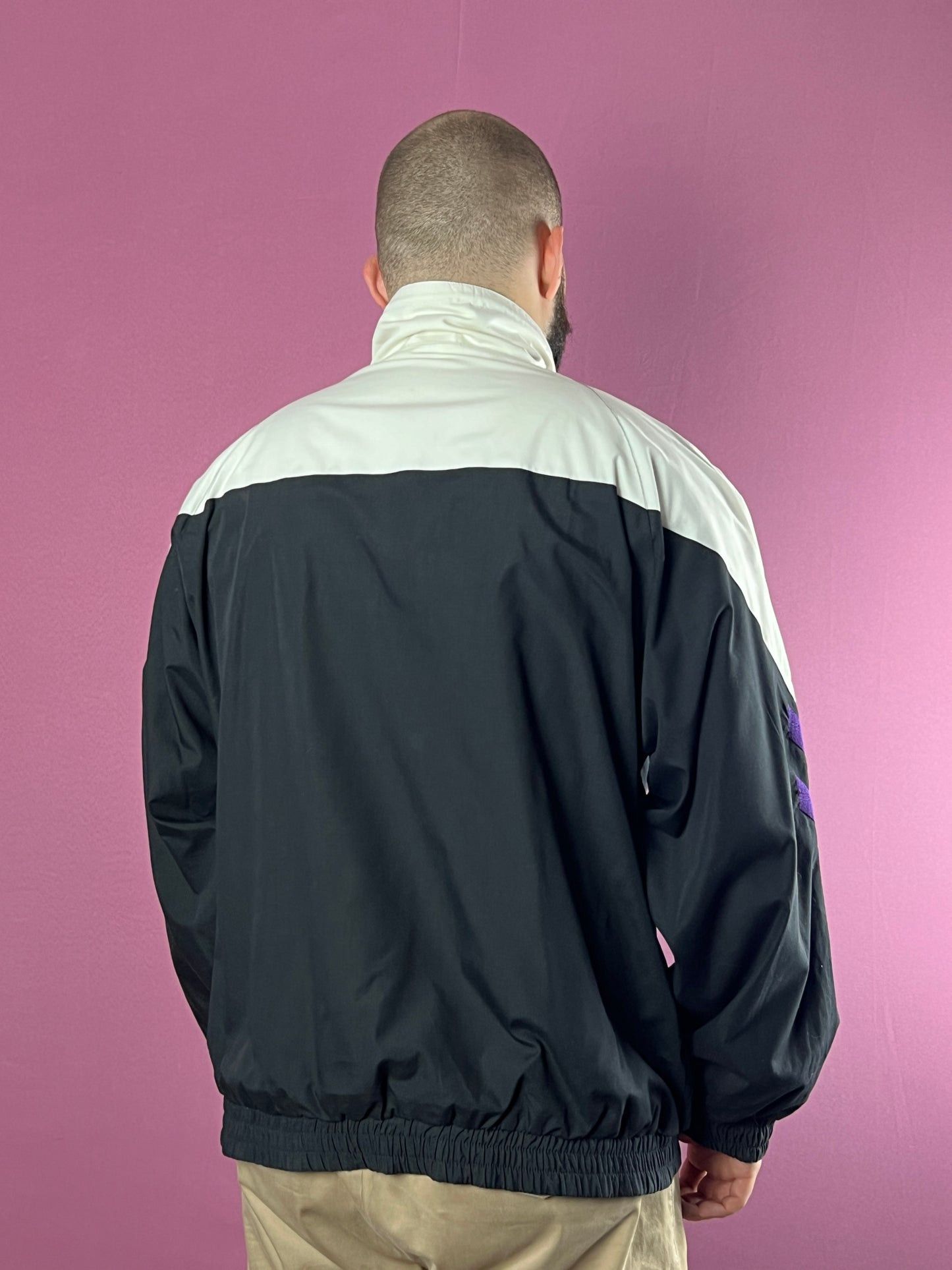 Hummel × Vintage 90s Hummel Vintage Men's Windbreaker Jacket - L Size US L / EU 52-54 / 3 - 3 Thumbnail