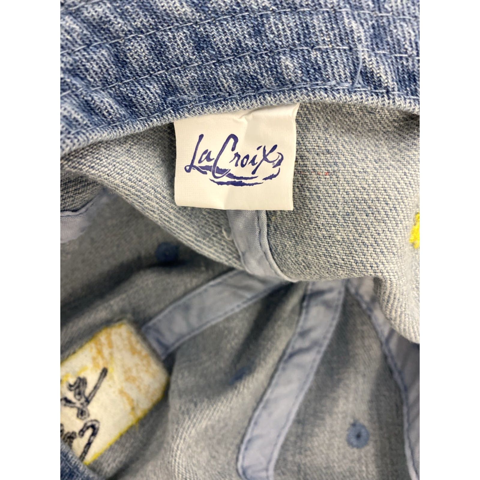 Denime VINTAGE La Croix Sparkling Water Denim Cap Unisex Adults One Size Blue Casual Adjustable Baseball Hat Size ONE SIZE - 7 Thumbnail