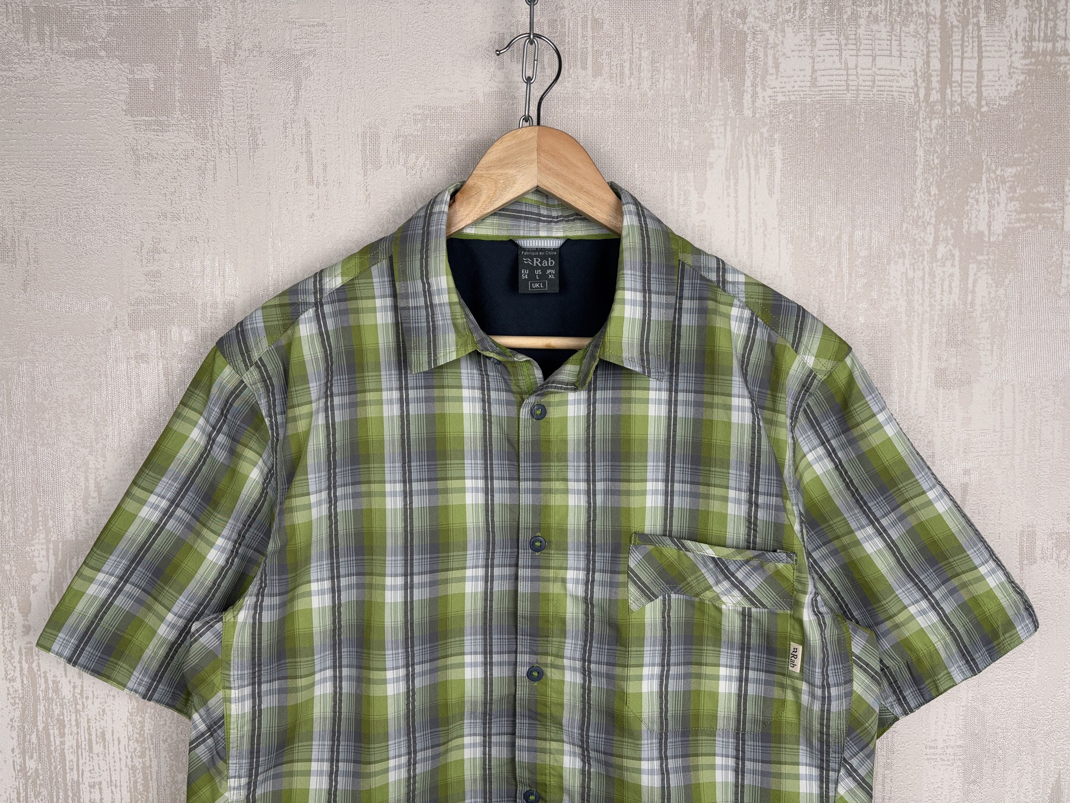 Rab Rab Onsight Shirt Check Short Sleeve Men's Size US L / EU 52-54 / 3 - 3 Thumbnail