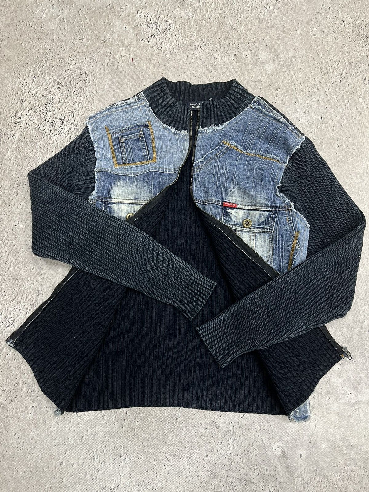 20471120 × Seditionaries VINTAGE Y2K Seditionaries Knitted Print 777 Stylish Sweater Size US L / EU 52-54 / 3 - 10 Thumbnail