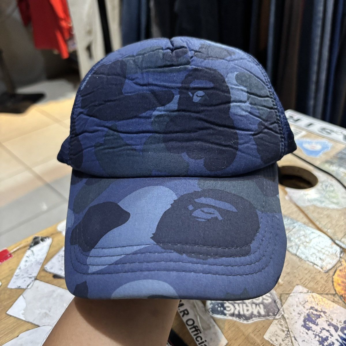 Bape Bape camo trucker hats Size ONE SIZE - 1 Thumbnail