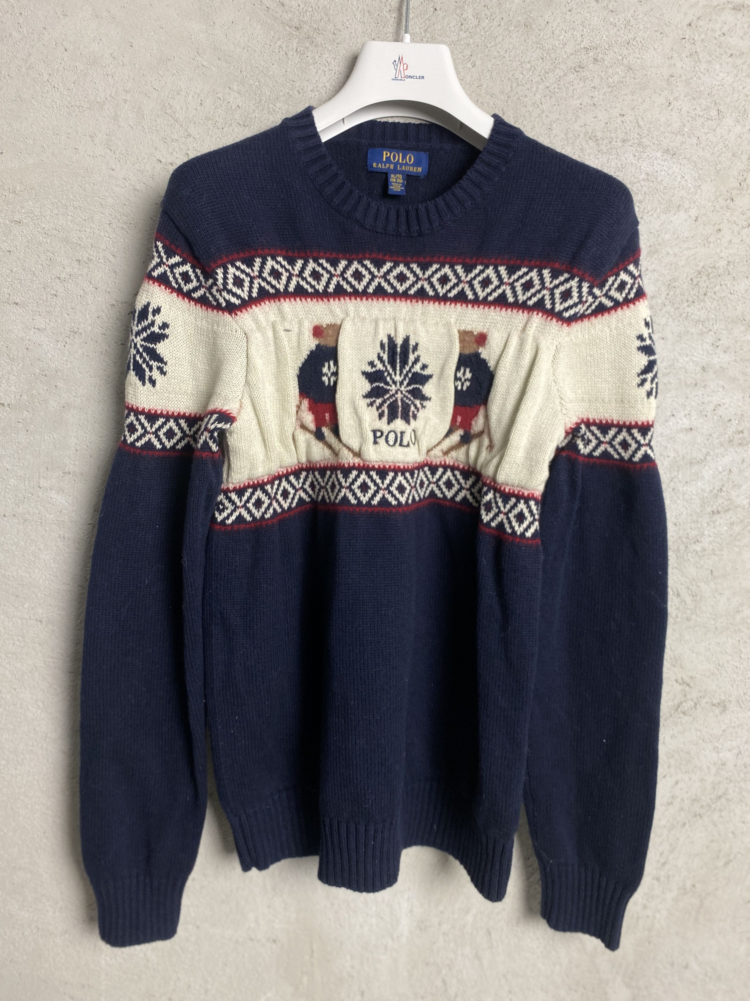 Polo Ralph Lauren Polo Ralph Lauren bears ski emboidered sweater knitwear Size US XXS / EU 40 - 1 Thumbnail