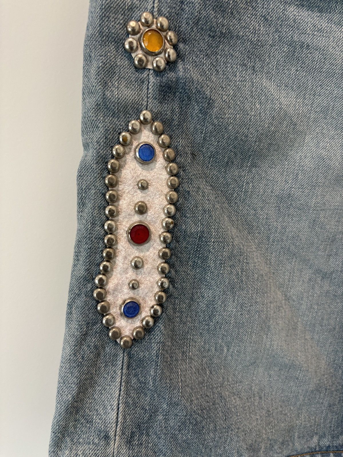 Kapital Kapital Kountry Jewel Denim Shorts Size US 38 / EU 54 - 8 Thumbnail