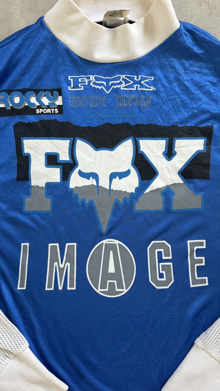 Fox Racing VINTAGE 90S FOX IMAGE RACING MOTORCROSS JERSEY Size US M / EU 48-50 / 2 - 2 Thumbnail