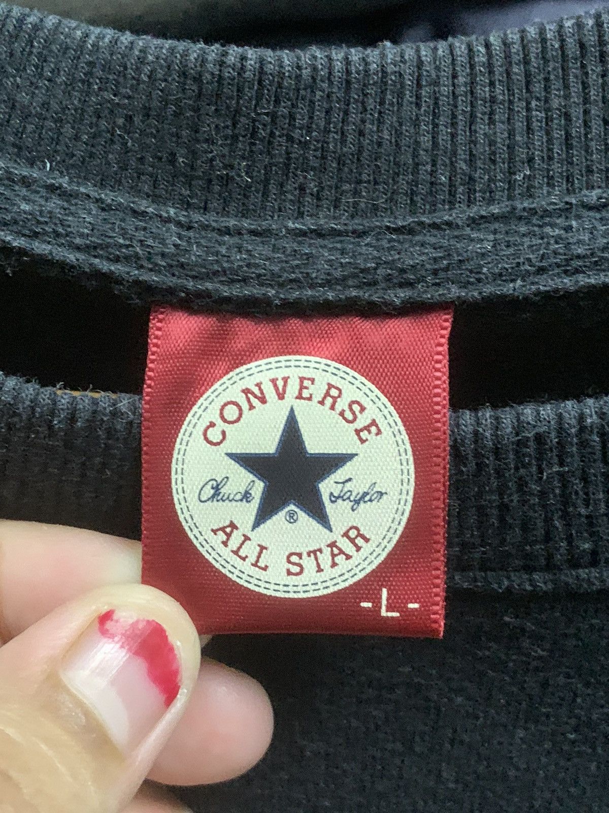 Converse Vintage Converse logo sweater Size US L / EU 52-54 / 3 - 10 Thumbnail
