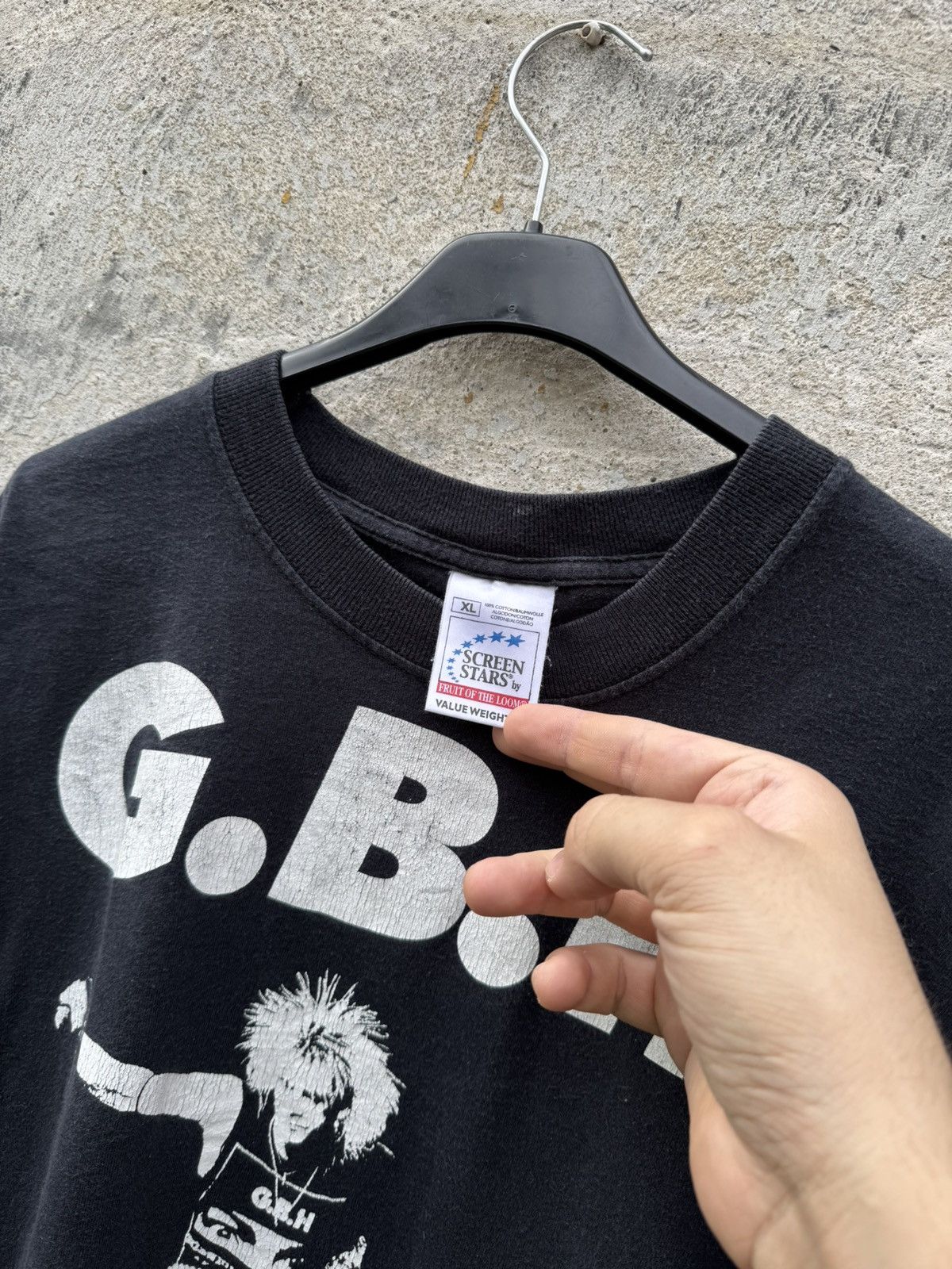 Band Tees Vintage Charged GBH UK Punk Cropped Thrash Tee Screen Stars Size US L / EU 52-54 / 3 - 2 Thumbnail