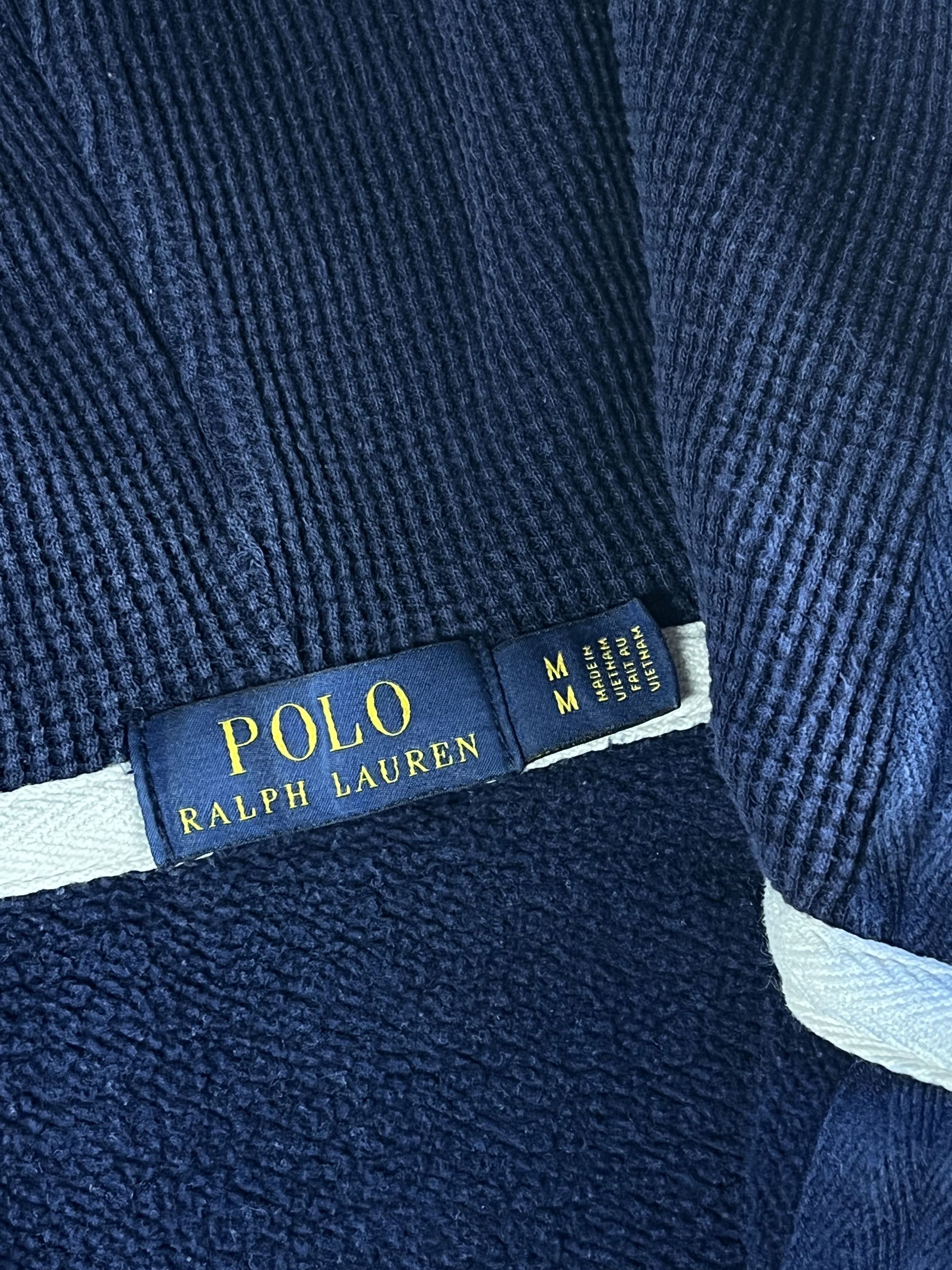 Ralph Lauren × Vintage Rare Polo Ralph Lauren Zip Hoodie Navy Size US M / EU 48-50 / 2 - 3 Thumbnail