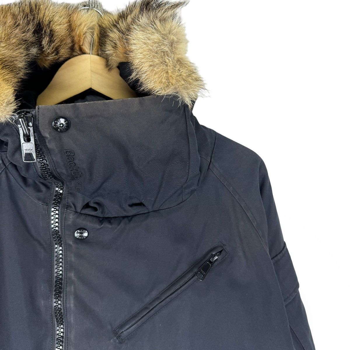 If Six Was Nine ❄️BACK CHANNEL FUR HOODIE DOWN ZIPPER JACKET Size US L / EU 52-54 / 3 - 5 Thumbnail