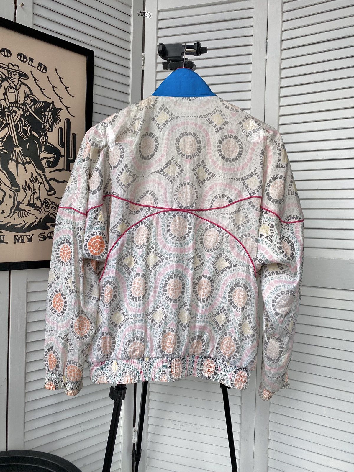 Ellesse × Vintage Vintage Ellesse Track Retro Jacket Baggy Nylon 90s Abstract Size US S / EU 44-46 / 1 - 2 Thumbnail