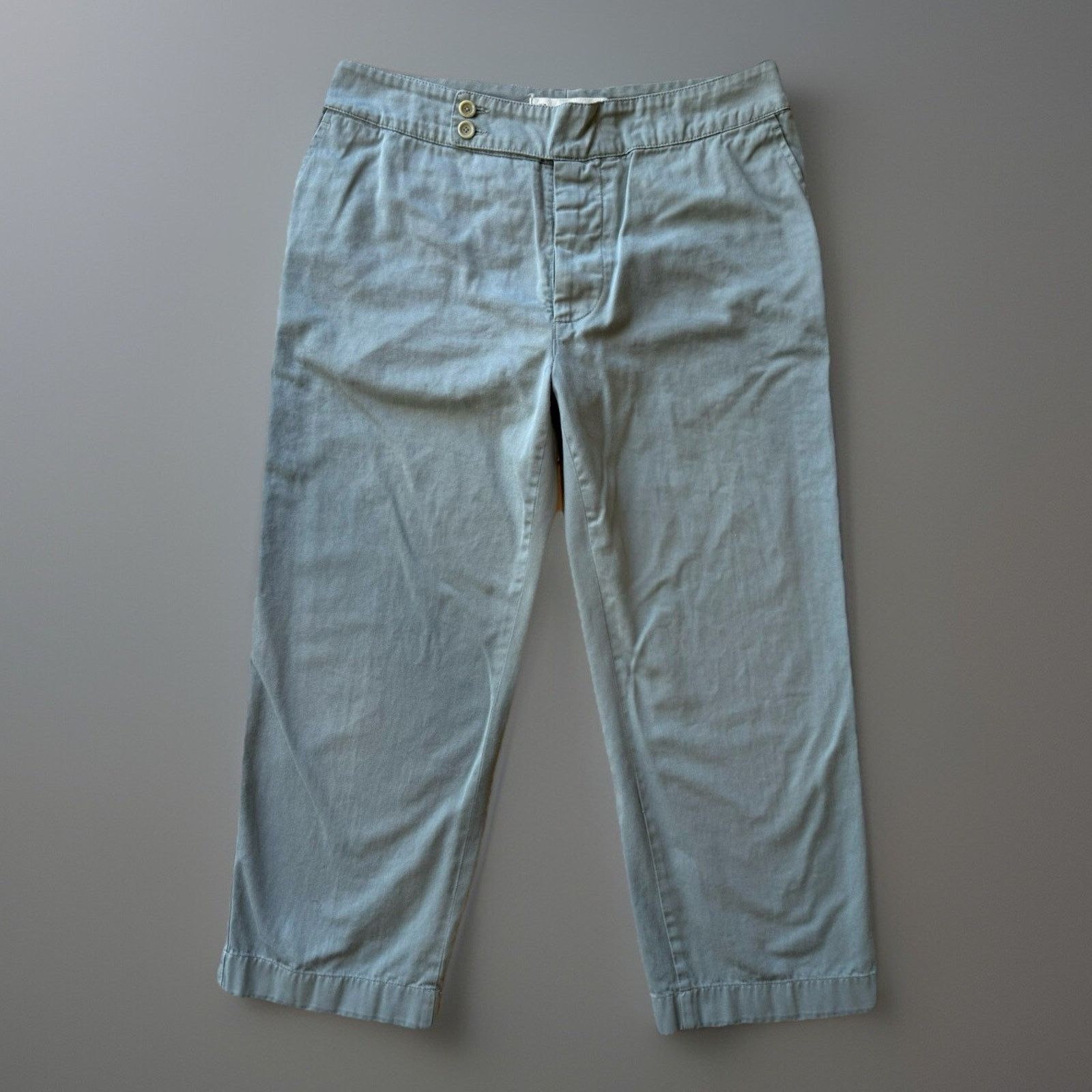 Marni Marni Pants Women's 30 Blue Cropped Chino Casual Minimalist Size 30" / US 8 / IT 44 - 1 Thumbnail