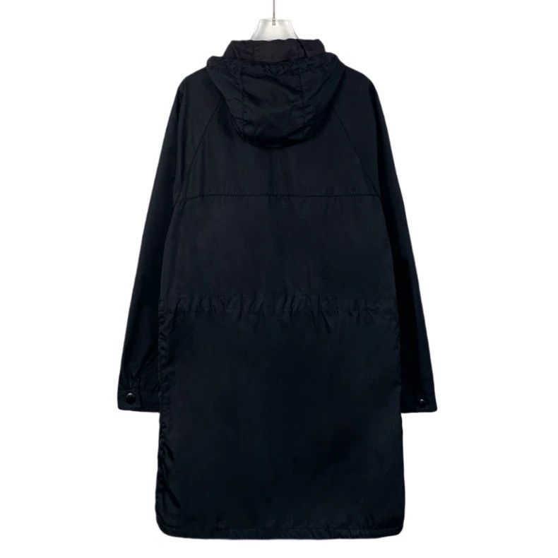 Prada Prada Black triangle logo hooded zipper jacket 2501-Nextarr Size US XS / EU 42 / 0 - 2 Thumbnail
