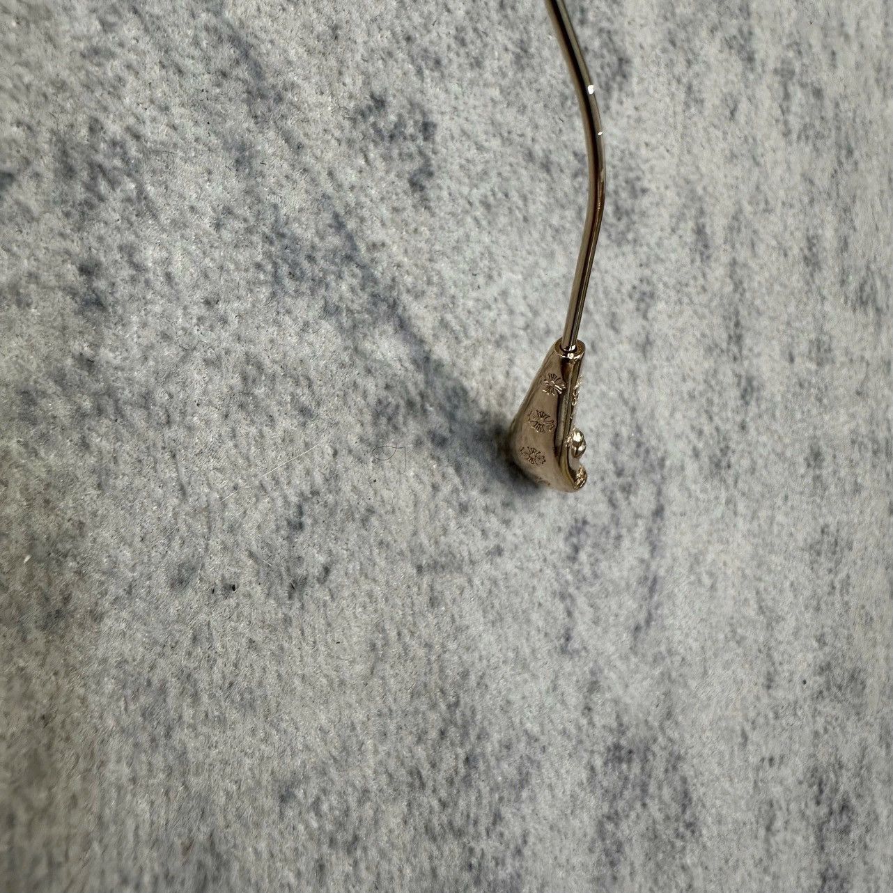 Chrome Hearts CHROME HEARTS BONE PRONE IV Matte Graphite/Gold Plated Size ONE SIZE - 6 Thumbnail