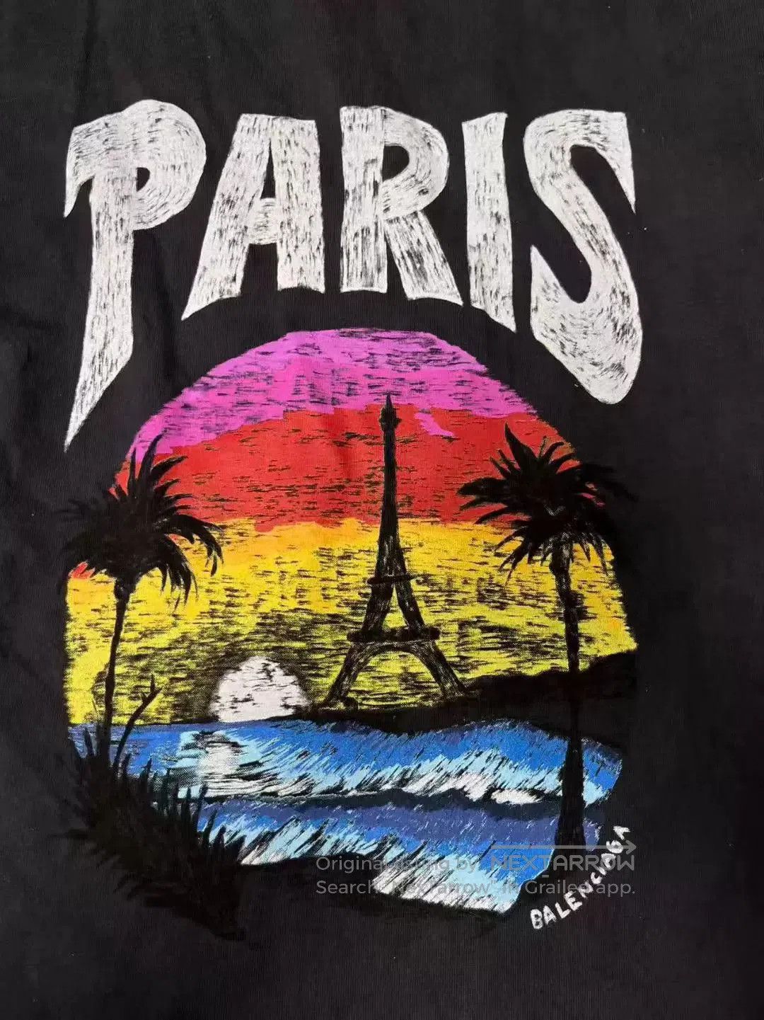 Balenciaga balenciaga paris graphic long sleeve t-shirt. Size US XS / EU 42 / 0 - 2 Thumbnail