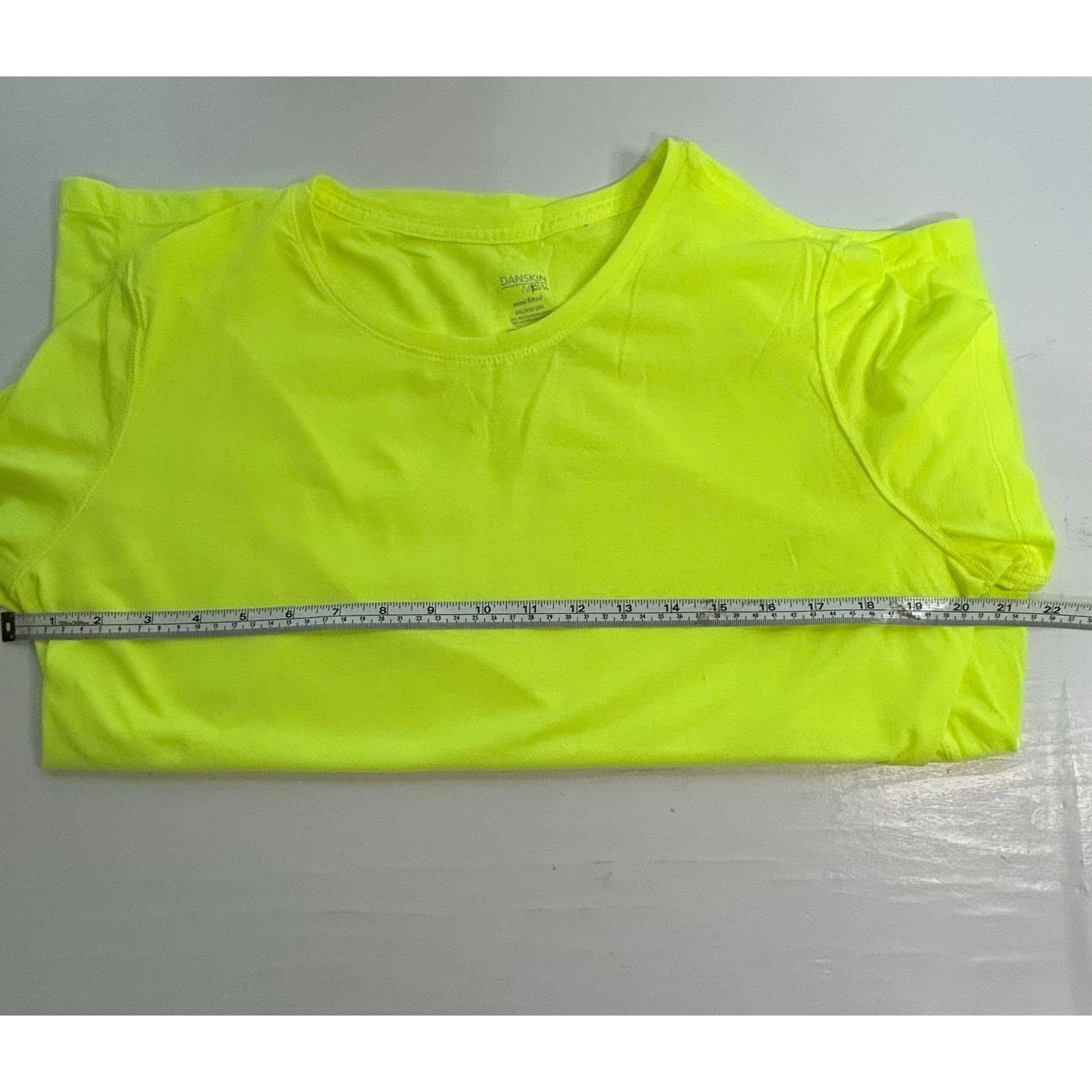Other Danskin Now Dri More Neon Yellow Semi Fitted Tee XXL Size XXL / US 16-18 / IT 52-54 - 5 Thumbnail
