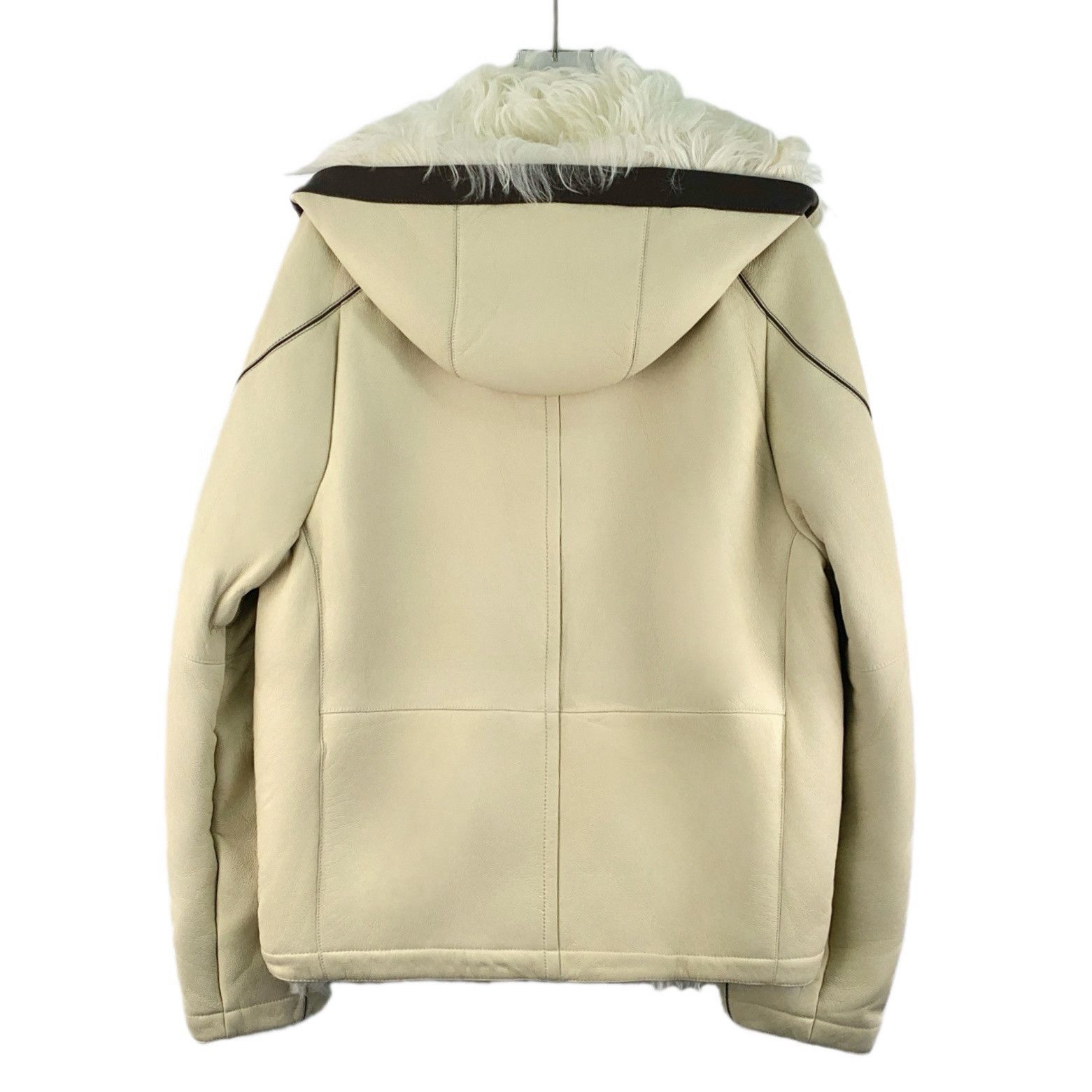 Hermes Hermes Shearling Jacket Off-White (48) Size US M / EU 48-50 / 2 - 3 Thumbnail