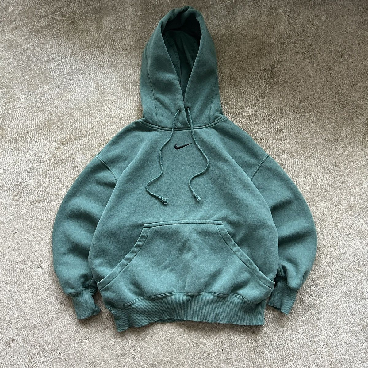 Nike Nike Brown Center Swoosh Hoodie Size US S / EU 44-46 / 1 - 4 Thumbnail