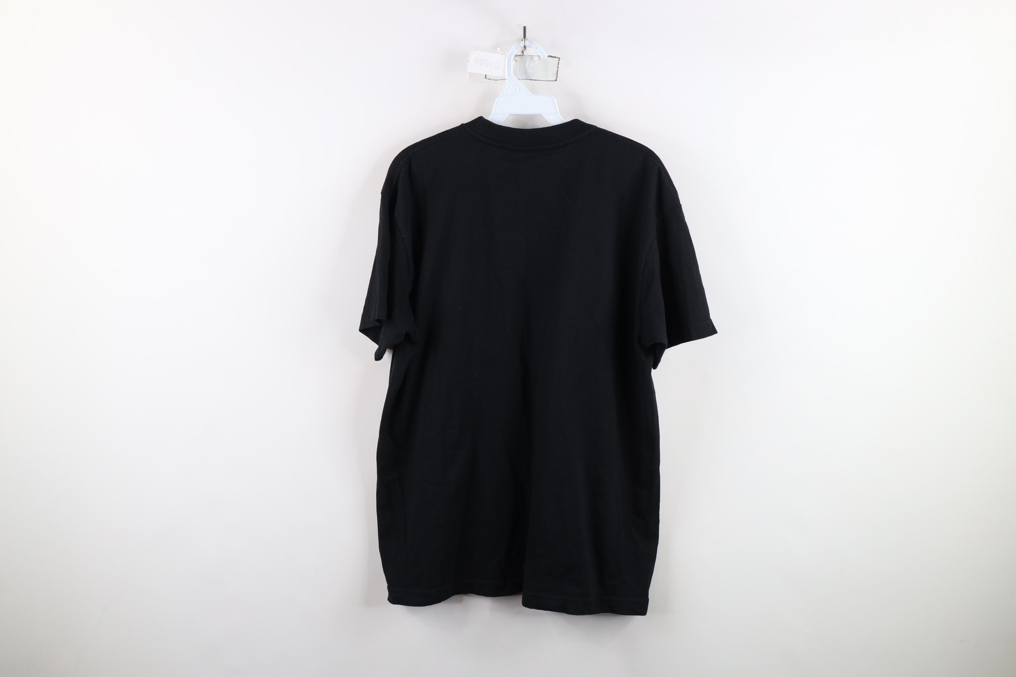 Vintage Vintage 90s Streetwear Short Sleeve T-Shirt Black Cotton Size US L / EU 52-54 / 3 - 10 Thumbnail
