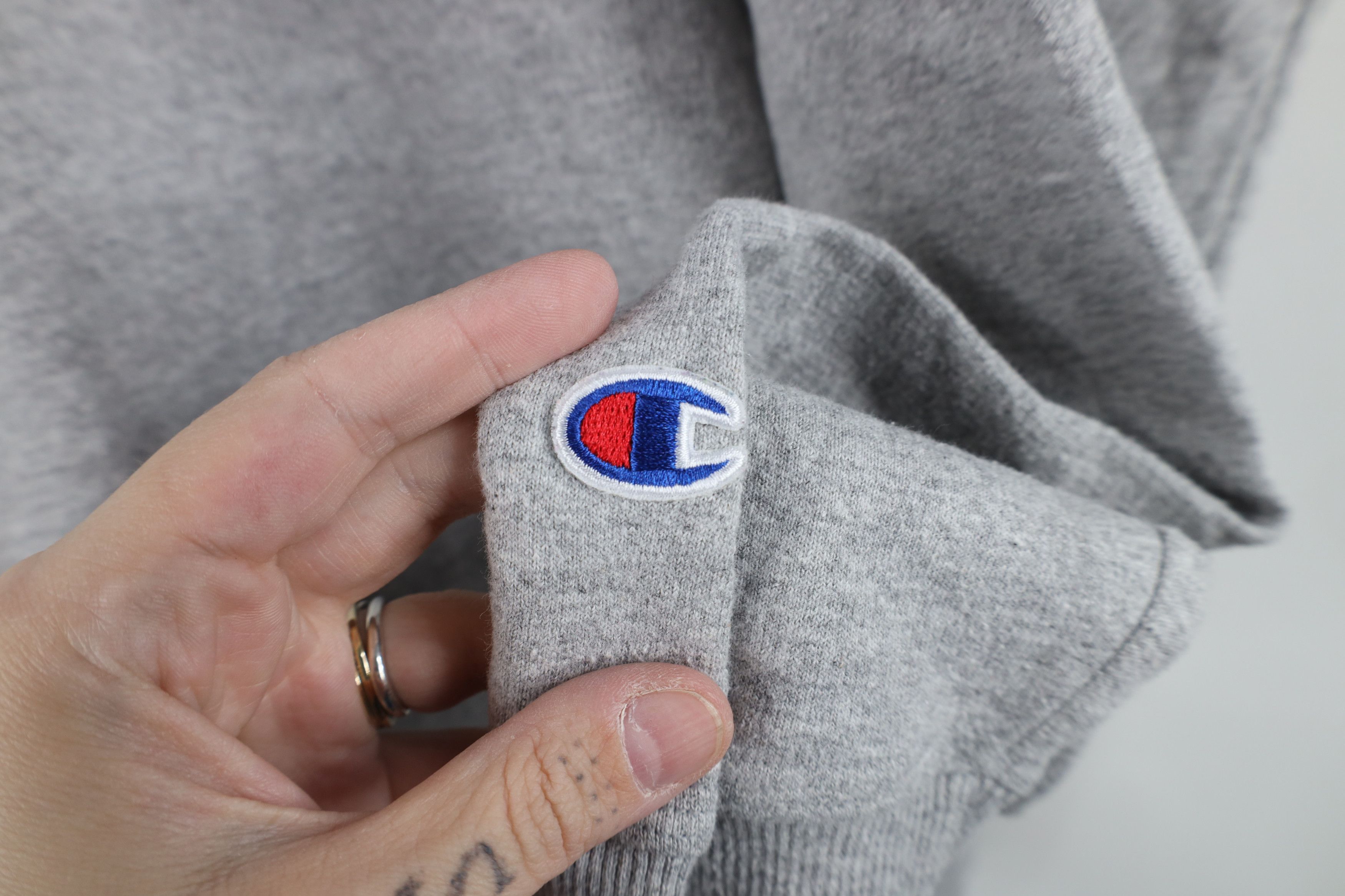 Champion Vintage Champion Monochrome Crewneck Sweatshirt Heather Gray Size US L / EU 52-54 / 3 - 4 Thumbnail
