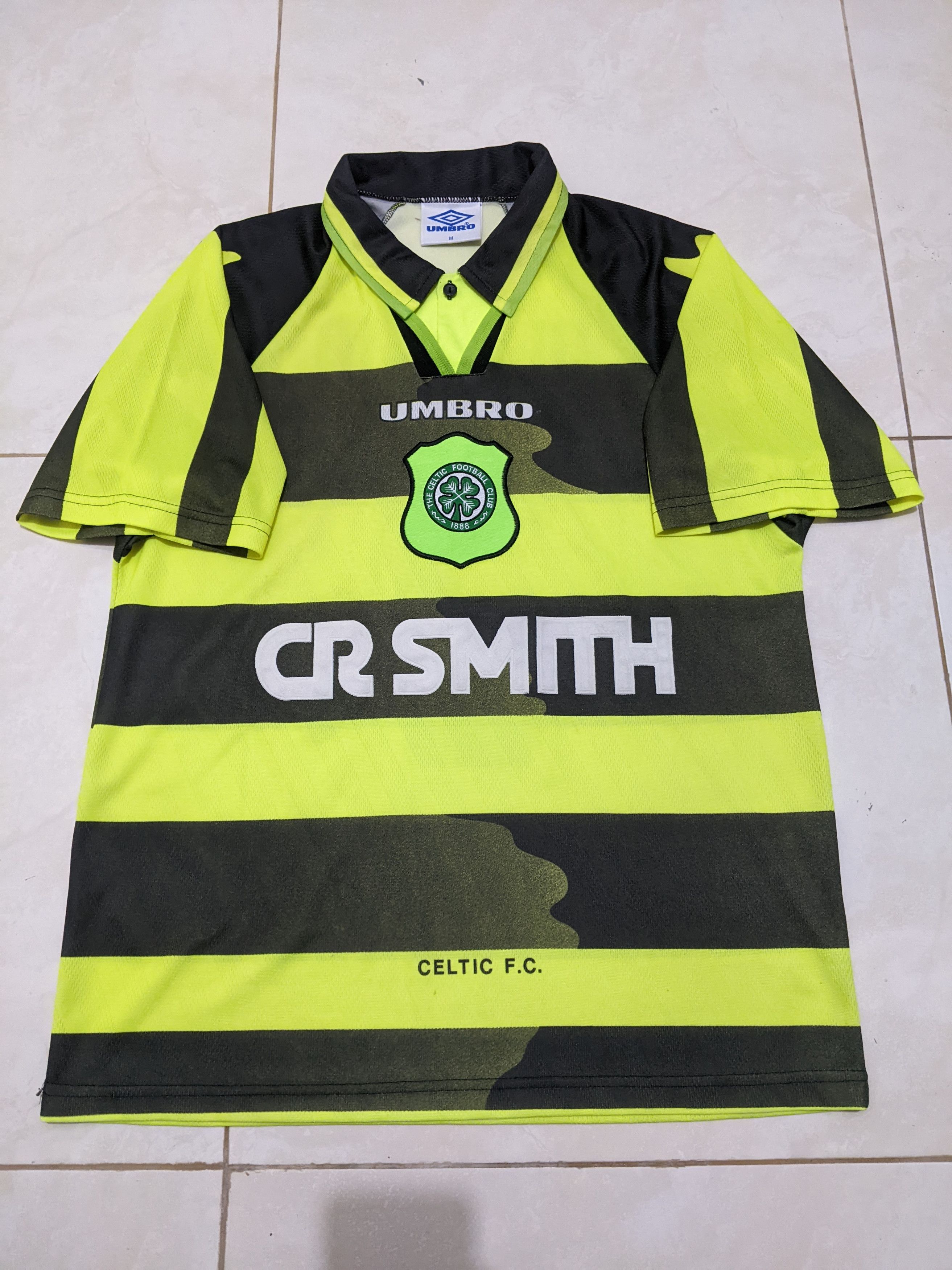 Umbro Jersey Celtic away 1996-97 di Canio football shirt Size US M / EU 48-50 / 2 - 1 Thumbnail