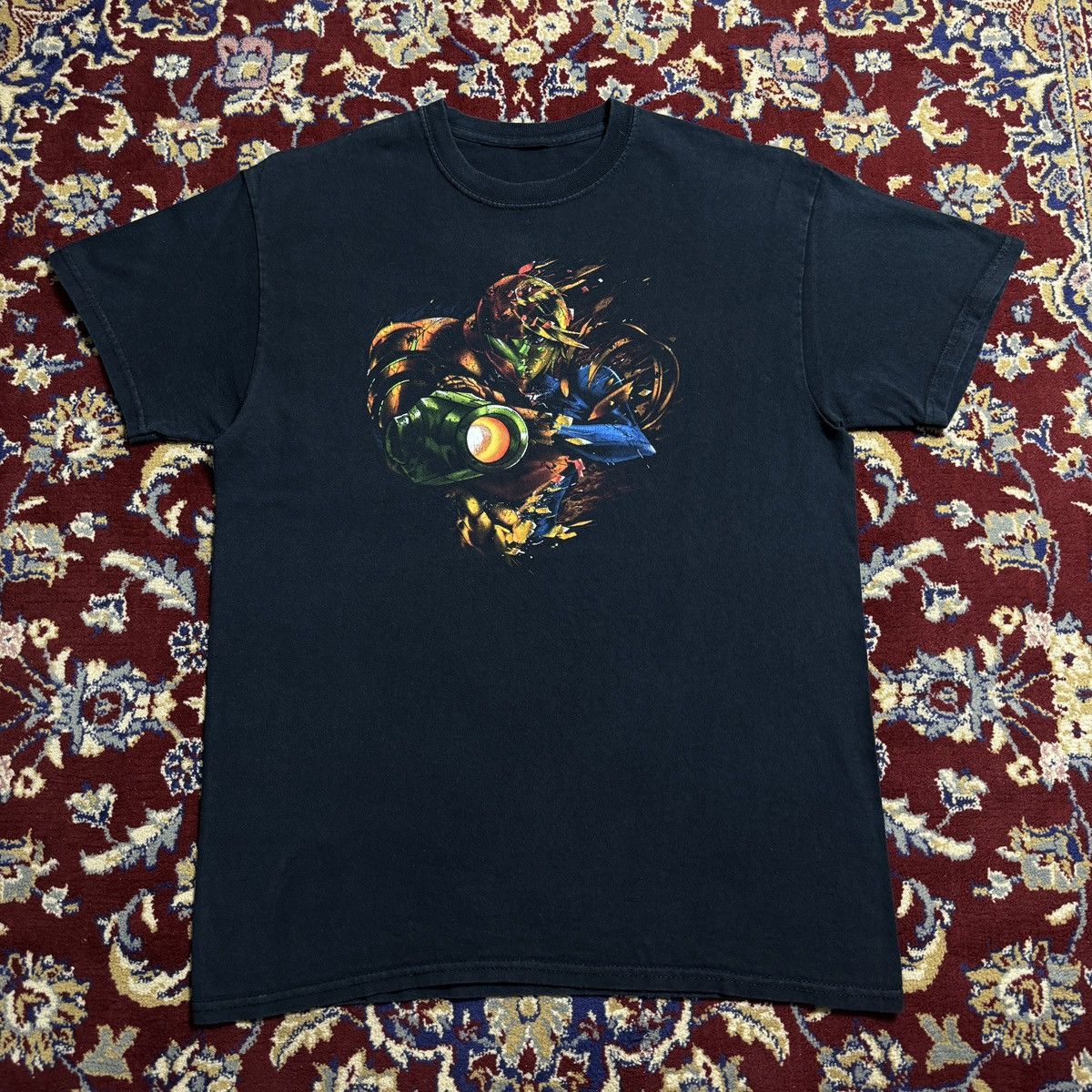 Playstation Vintage 2000s Metroid Samus Aran video game promo tee y2k Size US M / EU 48-50 / 2 - 2 Thumbnail