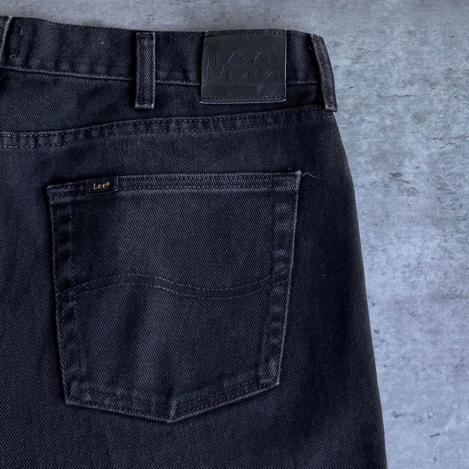 Lee × Levi's × Vintage Vintage Y2K Faded Black Lee Baggy Grunge Opium Denim Jeans Size US 38 / EU 54 - 3 Thumbnail