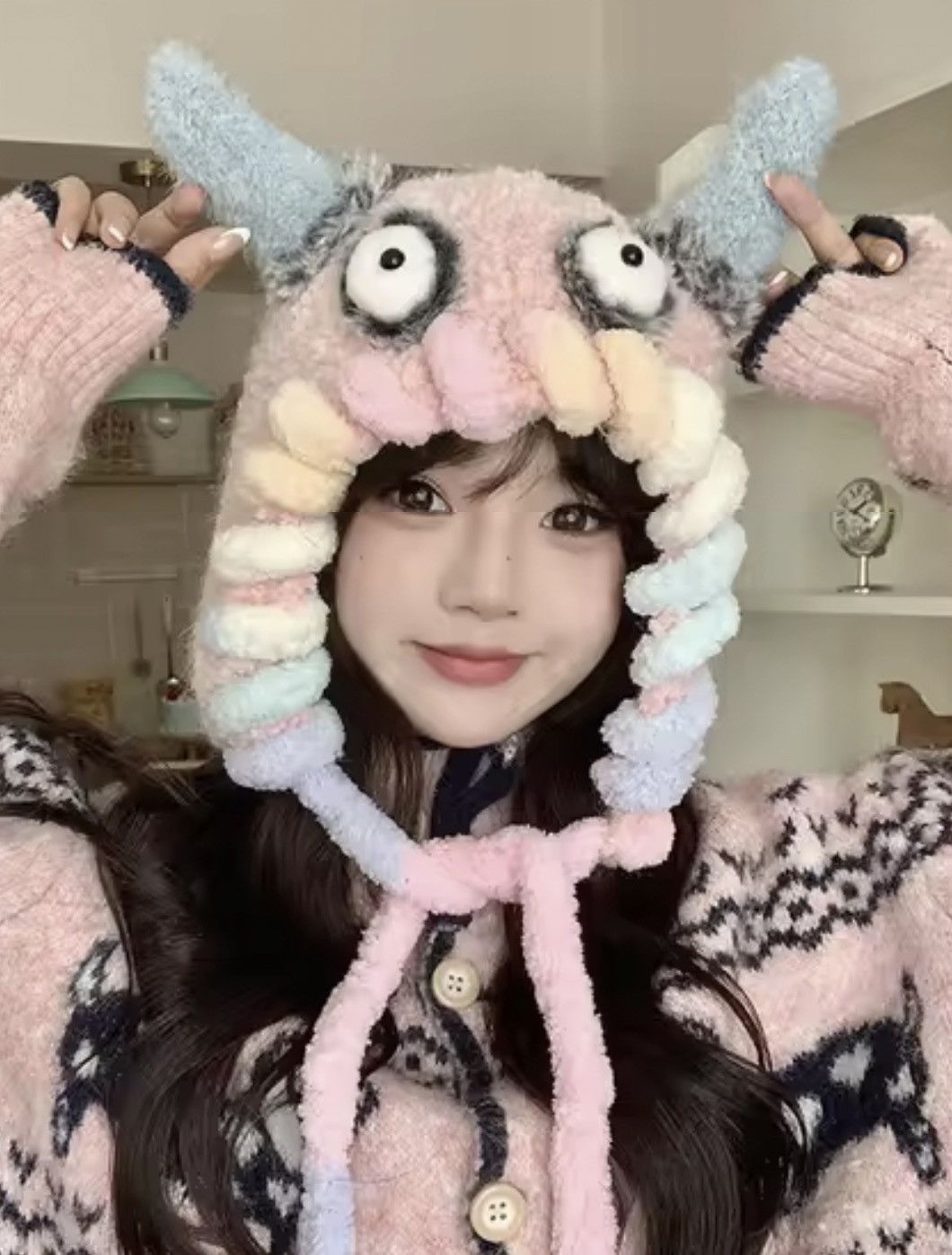 Japanese Brand Y2K CUte Monster Hats Size ONE SIZE - 2 Thumbnail